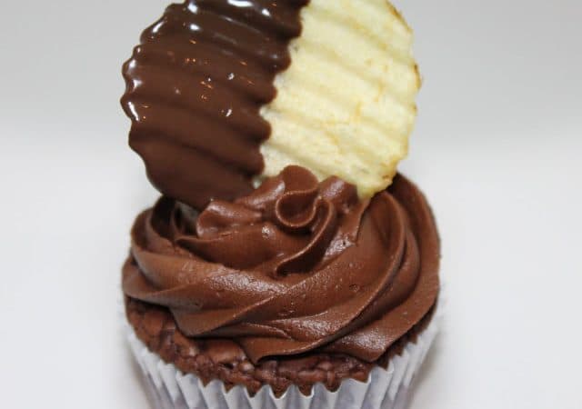 potato chip cupcakes brownie