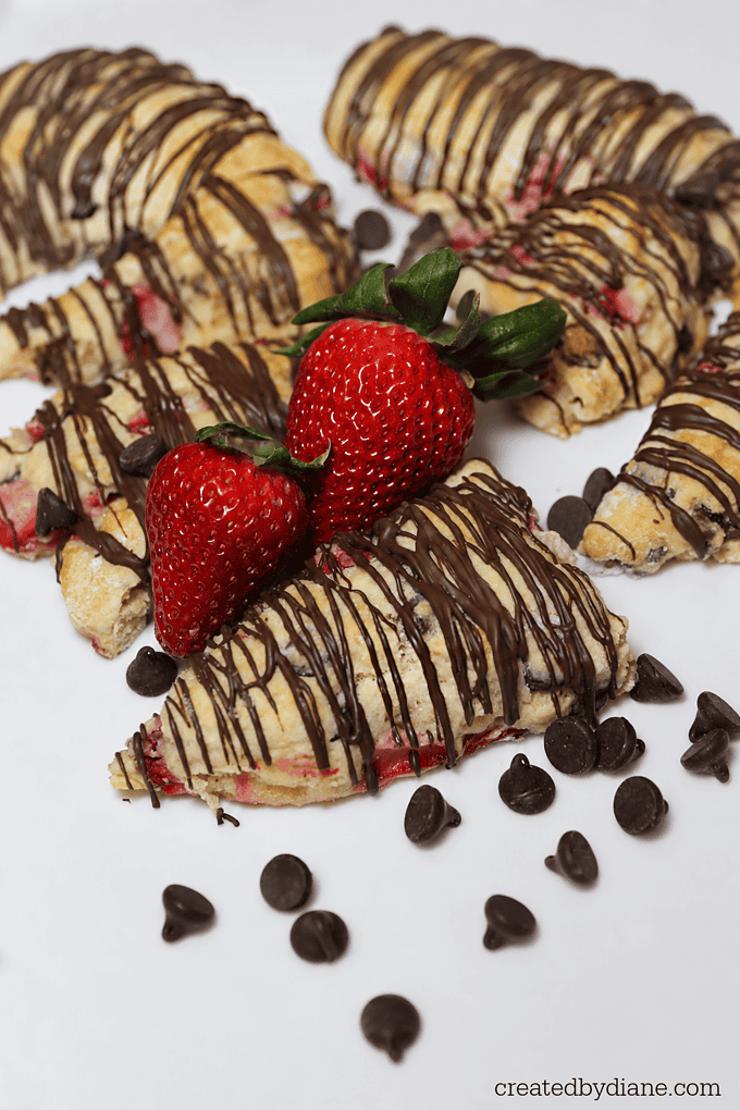Strawberry Chocolate Chip Scones