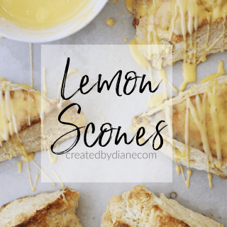 LEMON SCONES the BEST Recipe for scones EVER createdbydiane.com