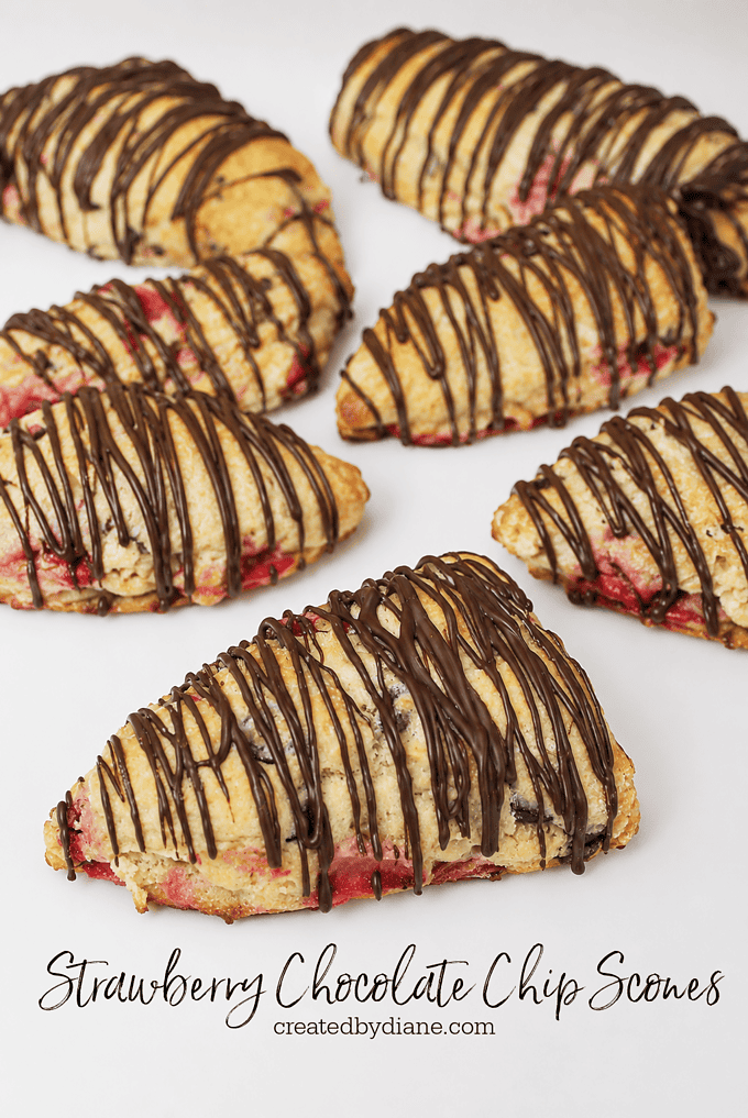 Strawberry Chocolate Chip Scones