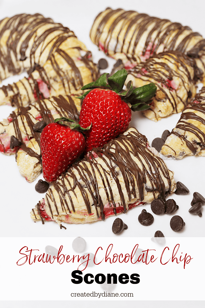 Strawberry Chocolate Chip Scones