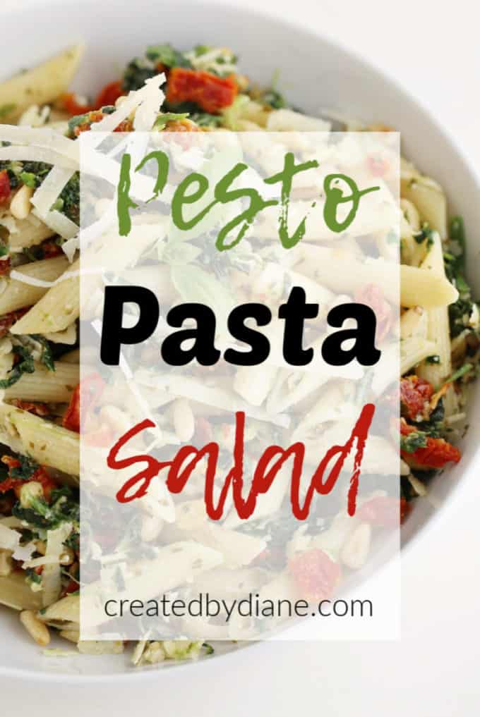 Pesto Pasta Salad createdbydiane.com