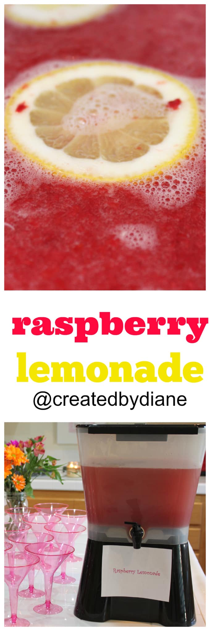 Easy raspberry lemonade