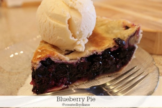 blueberry pie recipe @createdbydiane