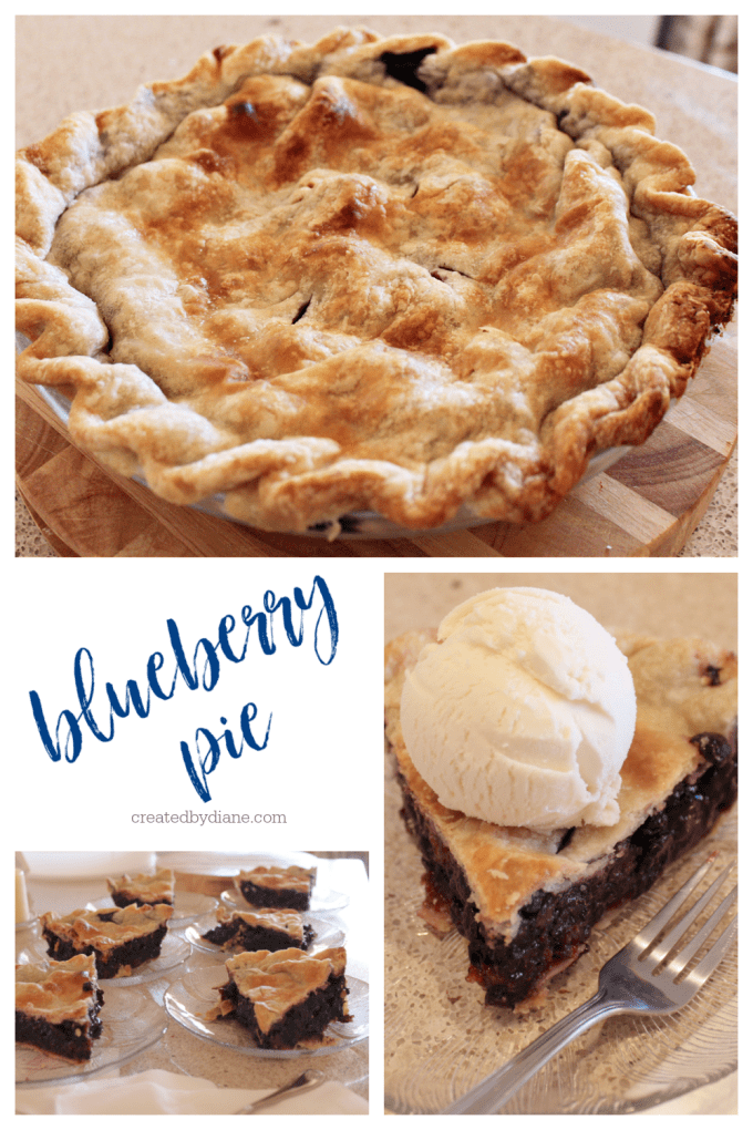 blueberry pie recipe createdbydiane.com
