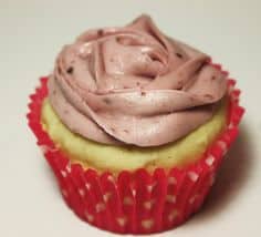 Lemon Ricotta Cupcakes with Raspberry frosting recipe