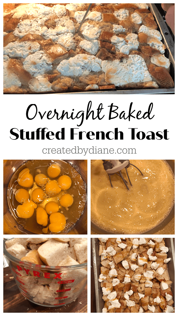 overnight baked stuffed french toast createdbydiane.com