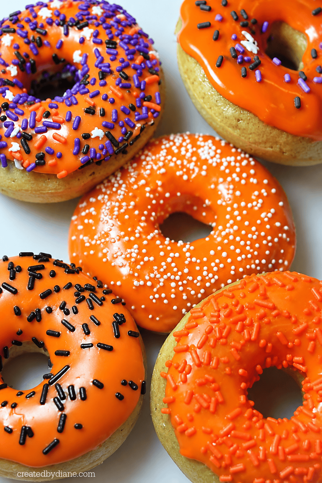 glazed baked pumpkin donuts
