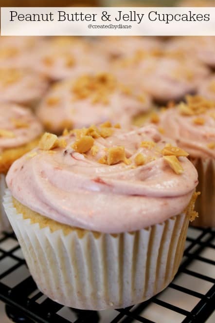 Peanut Butter and Jelly Cupcakes