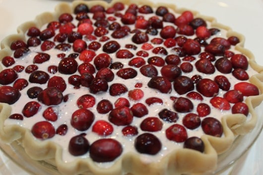 cranberry cheesecake pie @createdbydiane