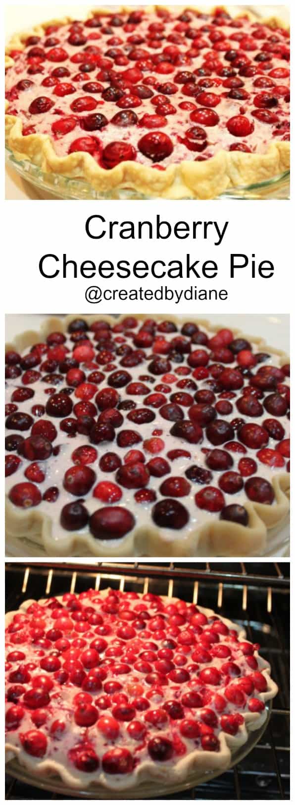 Cranberry Cheesecake Pie