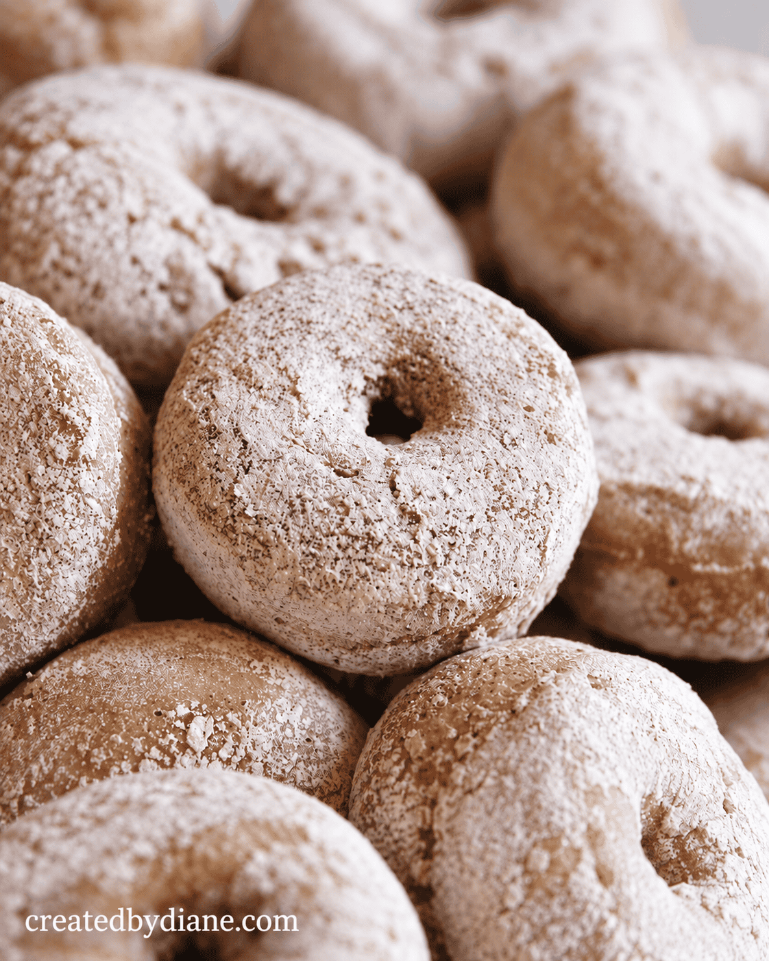 baked mini apple cider cinnamon sugar donuts createdbydiane