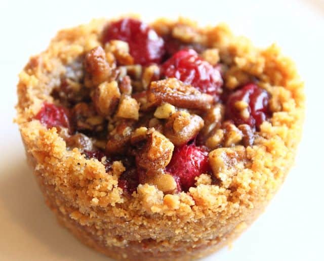 cranberry pecan pies