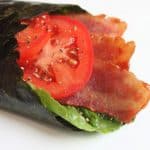 bacon, lettuce, tomato sushi
