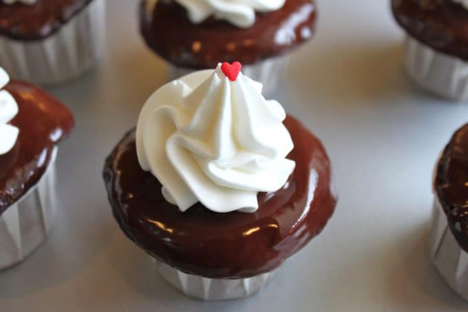 Hot Fudge Sundae Cupcakes