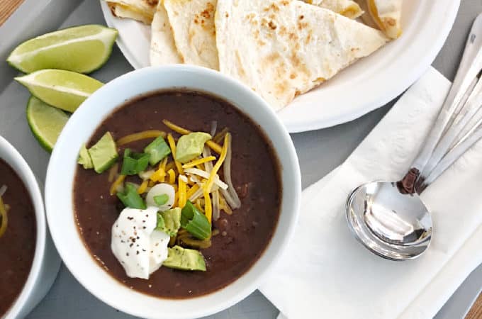 black bean soup recipe www.createdbydiane.com