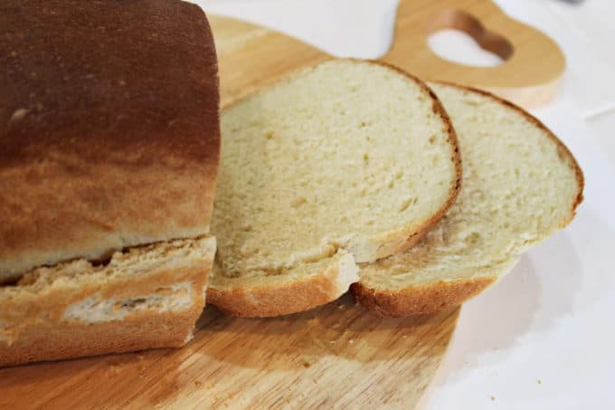 bread, fresh baked loaf of white bread recipe