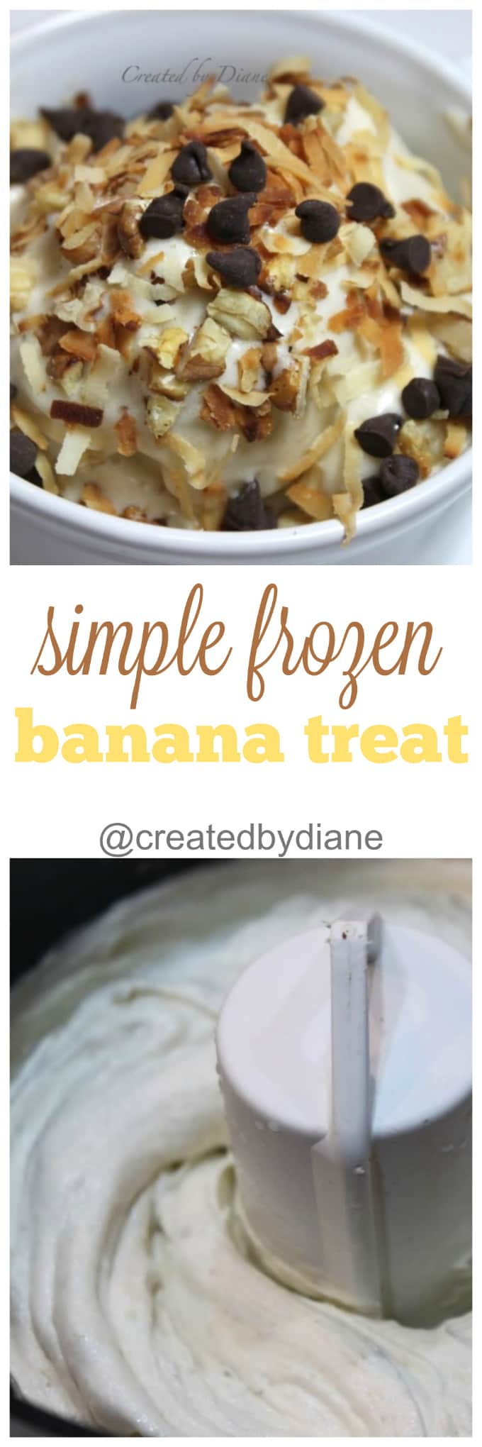 simple frozen banana treat from @createdbydiane