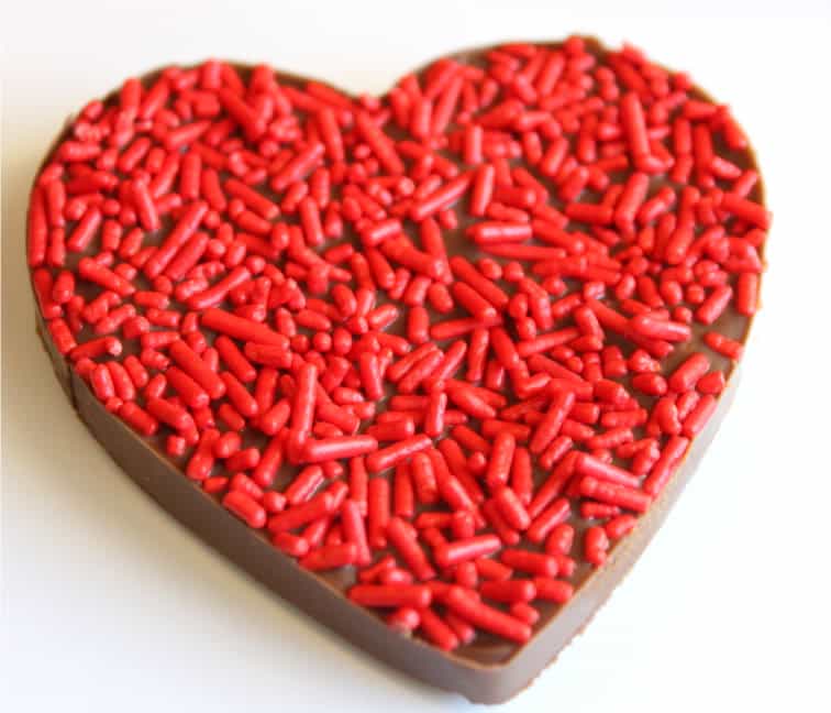 Chocolate Peanut Butter Heart