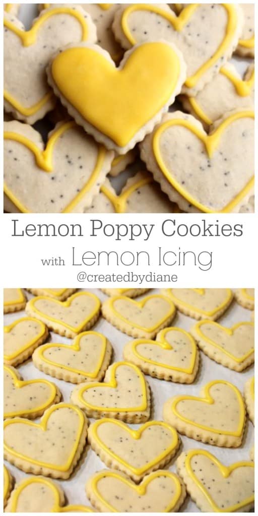 Lemon Cookies with Lemon Icing @createdbydiane