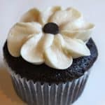 chocolate cupcake with VanillaCookedfrosting