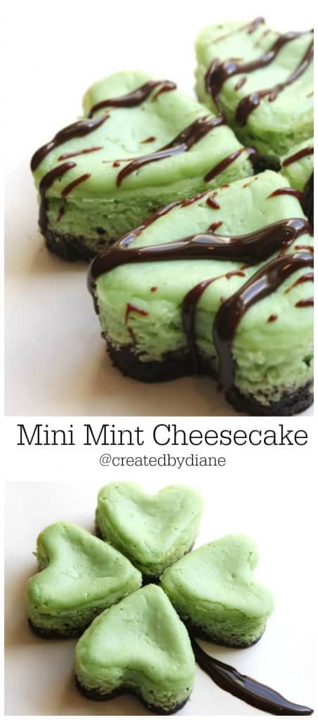 mini mint cheesecake @createdbydiane