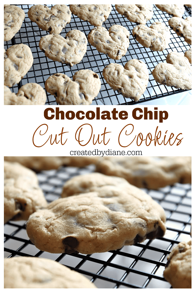 CHOCOLATE CHIP CUT OUT COOKIES createdbydiane