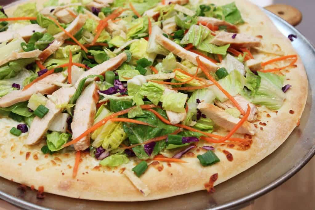 Chinese Chicken Salad Pizza