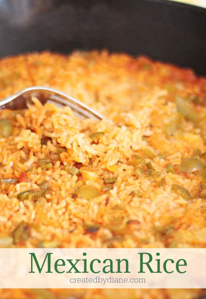 Mexican Rice Recipe createdbydiane.com