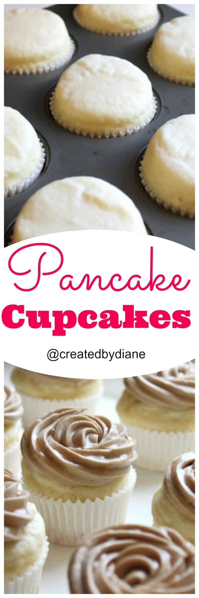 Pancake Cupcakes with Maple Frosting Created by Diane