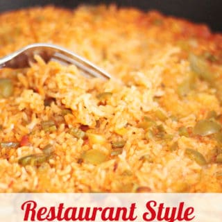 restaurant style mexican rice
