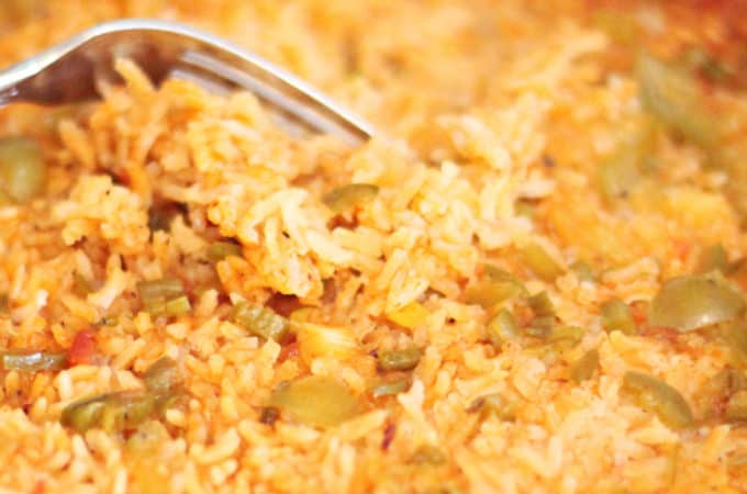 restaurant style mexican rice