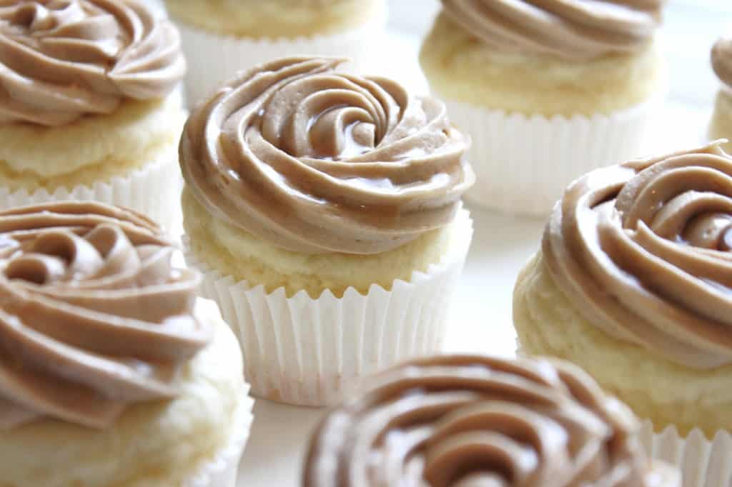 Buttermilk Pancake Cupcakes with Maple Frosting www.createdby-diane.com