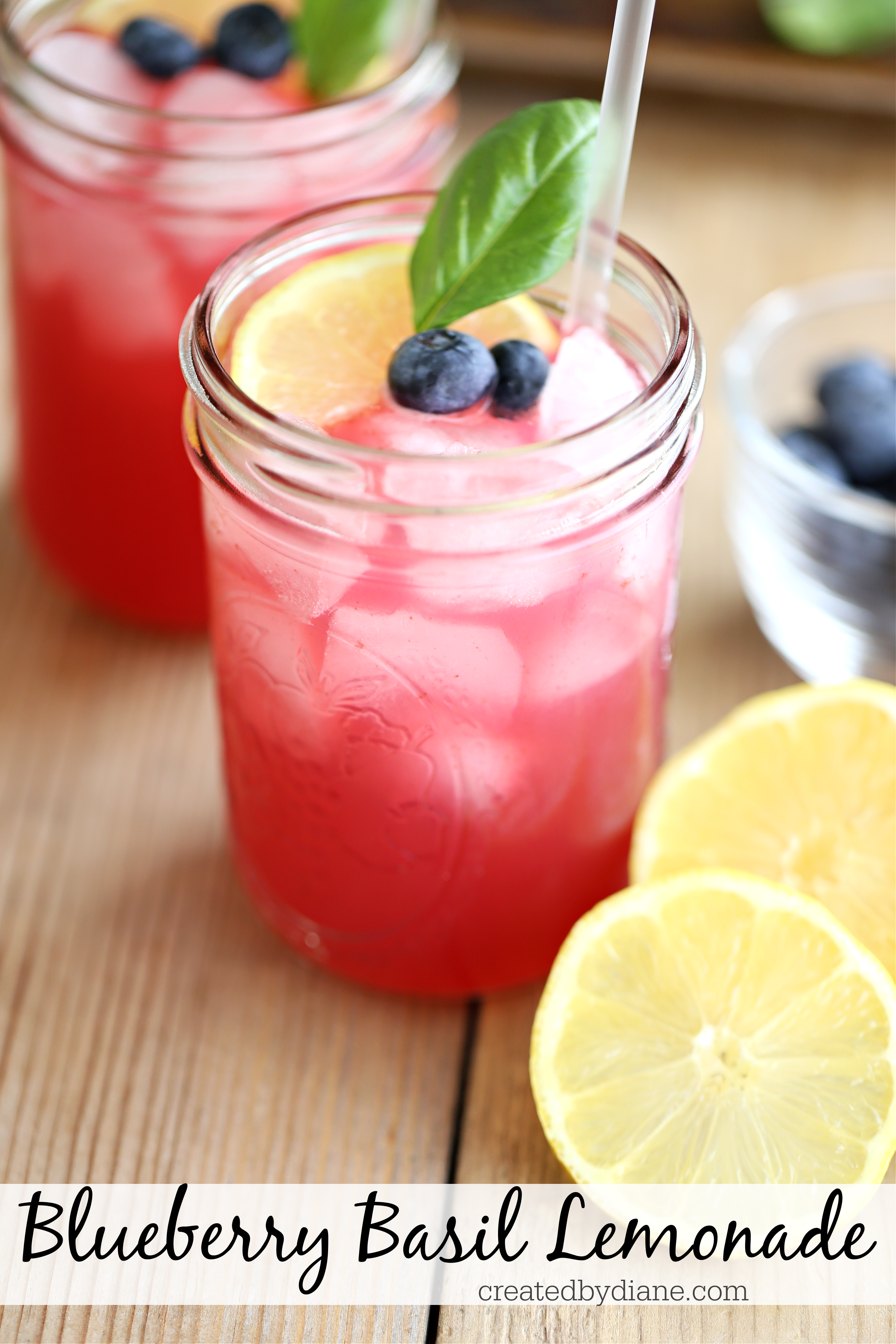 Blueberry Basil Lemonade