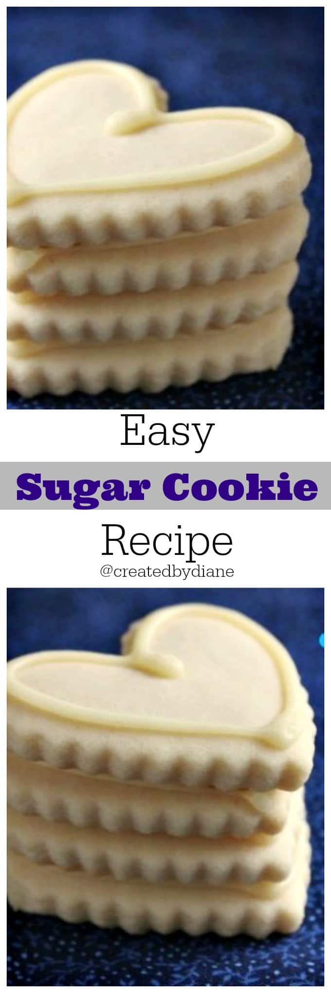 EASY Sugar Cookie Recipe from @createdbydiane