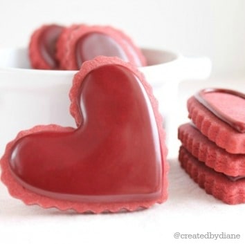Red-Velvet-Cut-Out cookies @createdbydiane