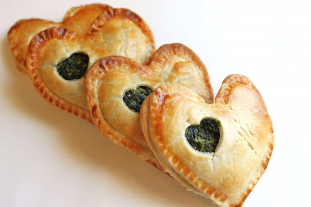 Spinach Goat Cheese pies Created by Diane