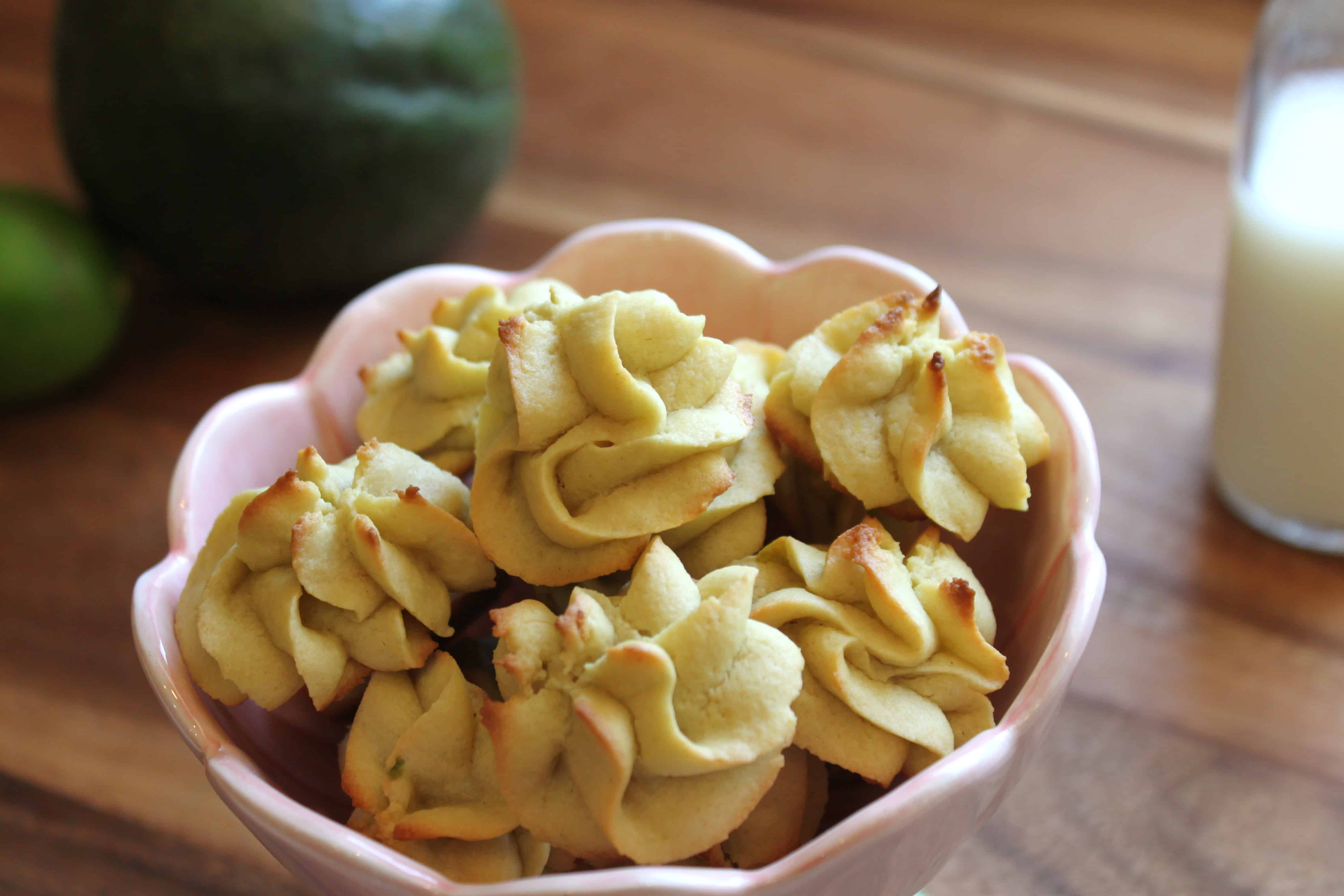 Avocado-Lime Cookies