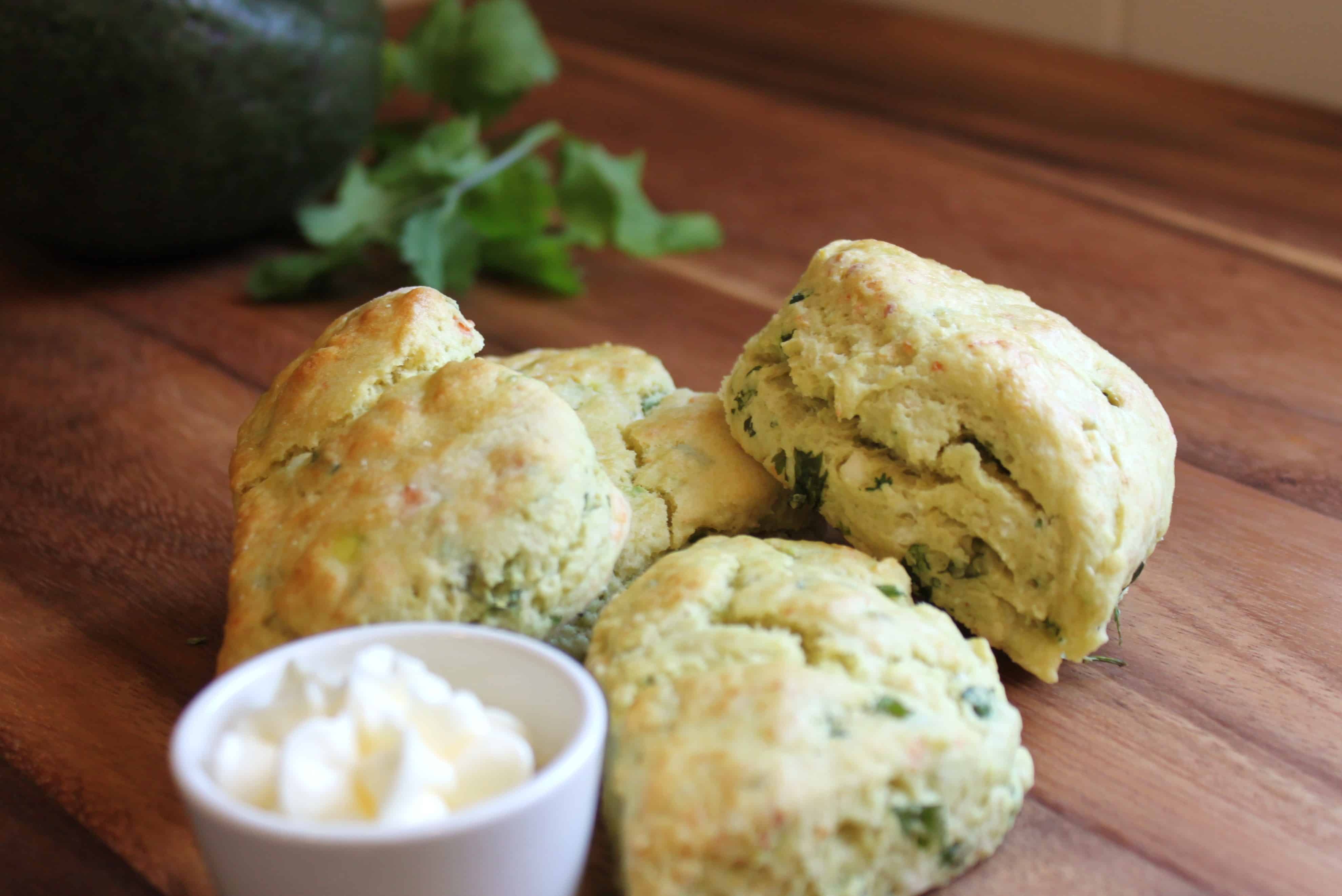 Savory Avocado Scones