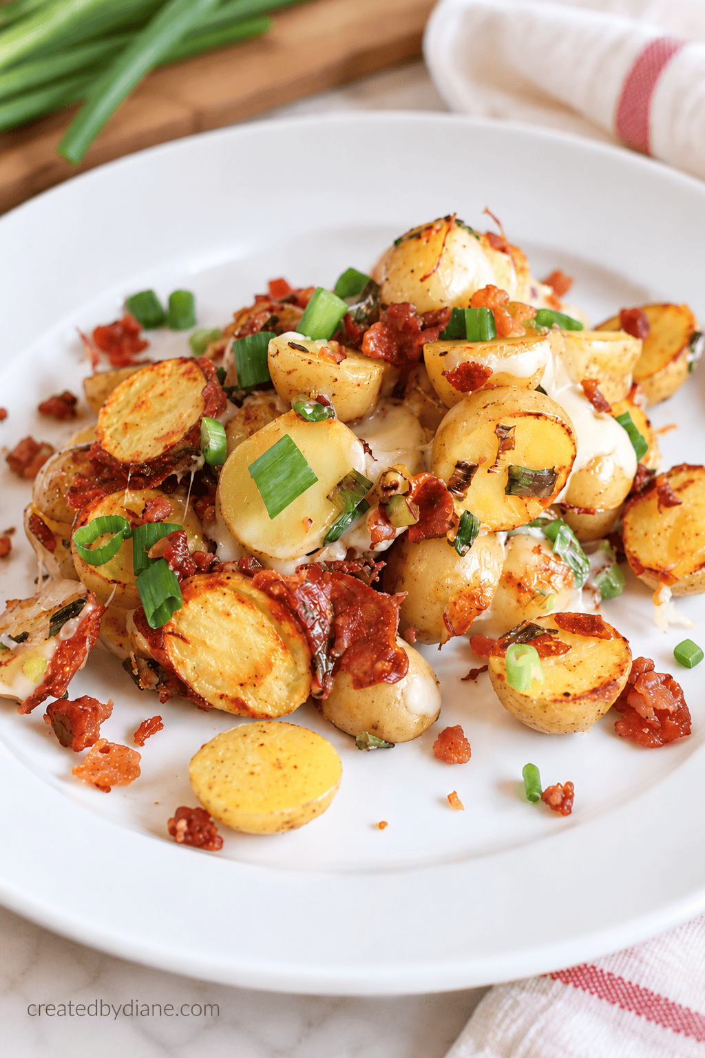 Loaded Bacon-Cheese Baby Potatoes createdbydiane