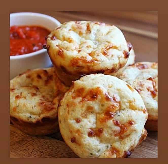 pizza muffins, the perfect appetizer or dinner, kids love these createdbydiane