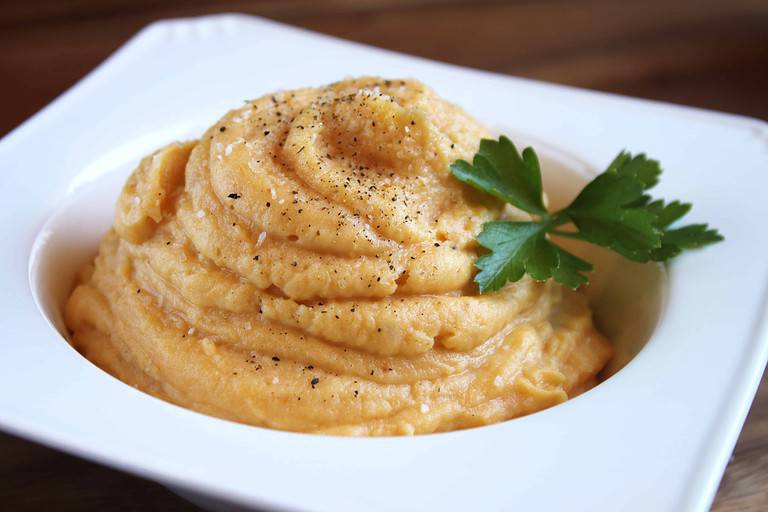 Garlic Pumpkin Mashed Potatoes createdbydiane.com