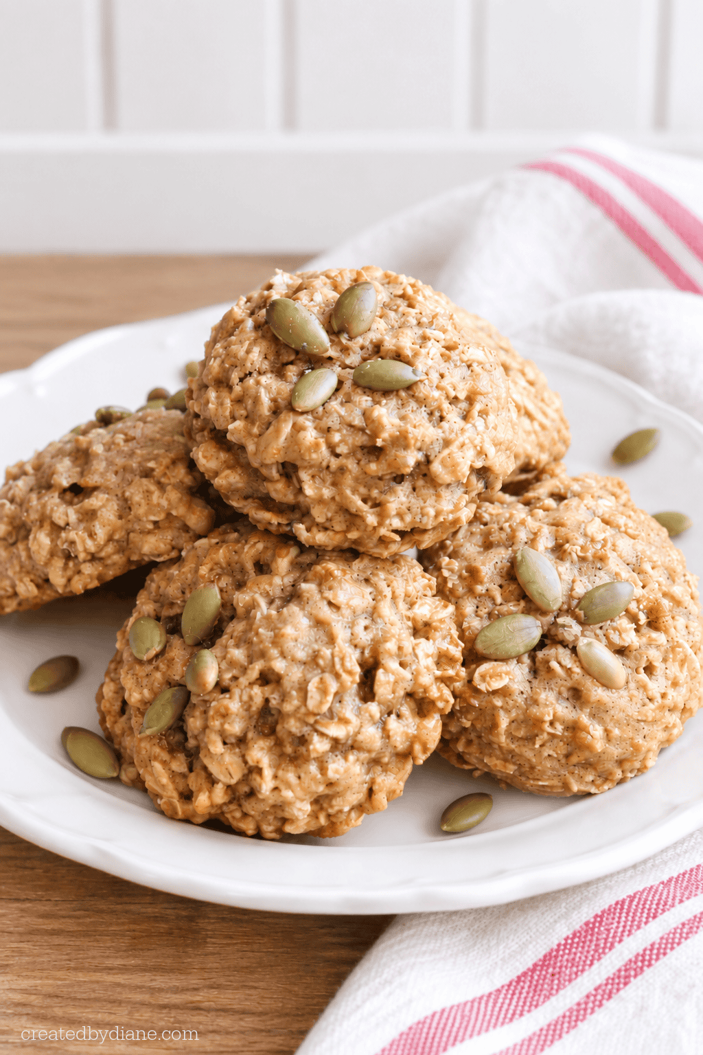pumpkin oatmeal cookies