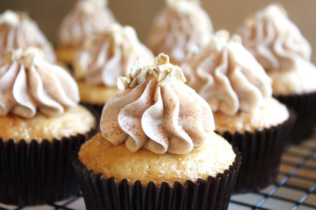 Oatmeal Cupcakes with Cinnamon Sugar Frosting Recipe Created by Diane