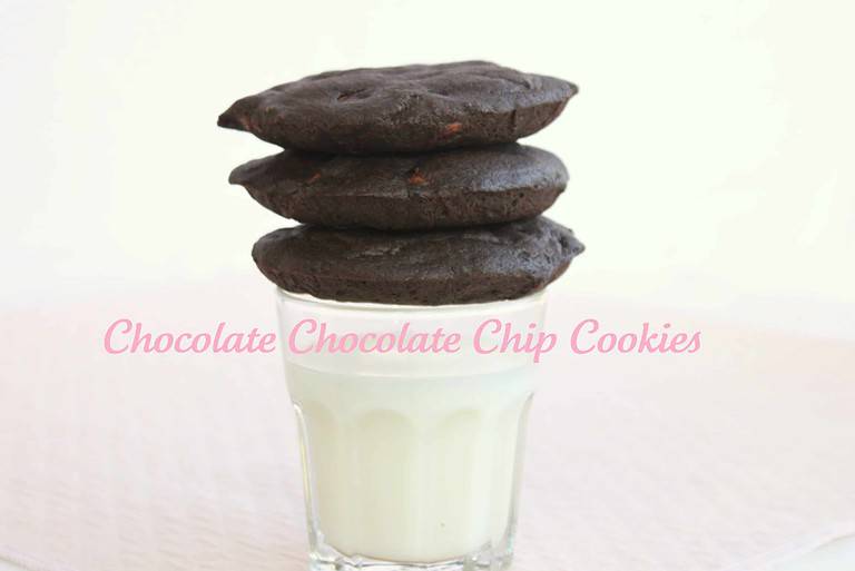 Chocolate Chocolate Chip Cookies