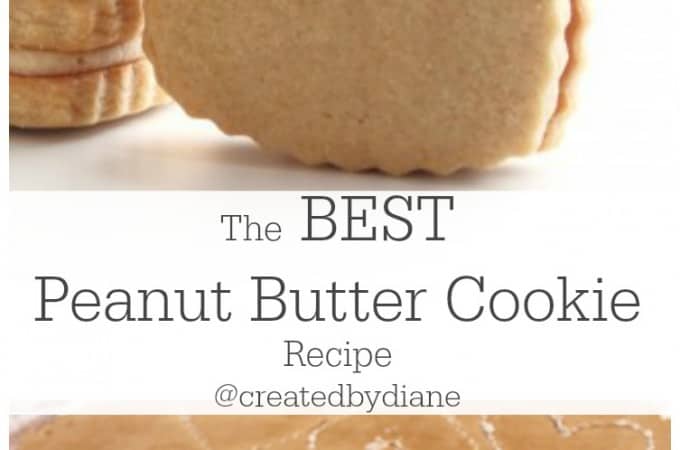 The best peanut butter cookie recipe www.createdbydiane.com