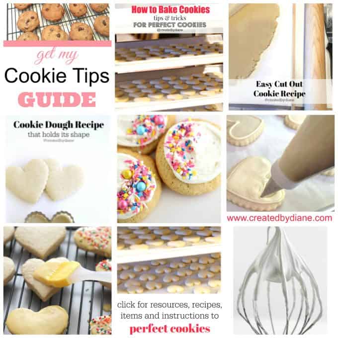 great information on baking cookie, icing cookies, cut out cookies and more createdbydiane.com