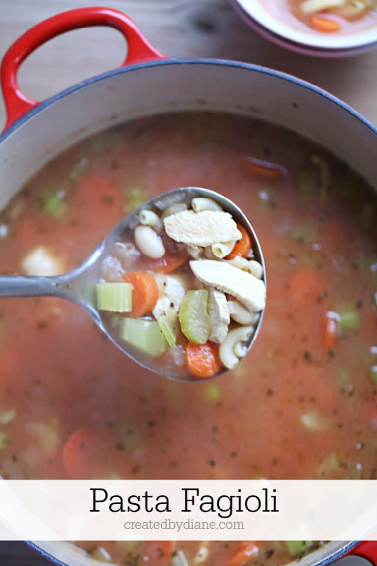 pasta fagioli createdbydiane.com
