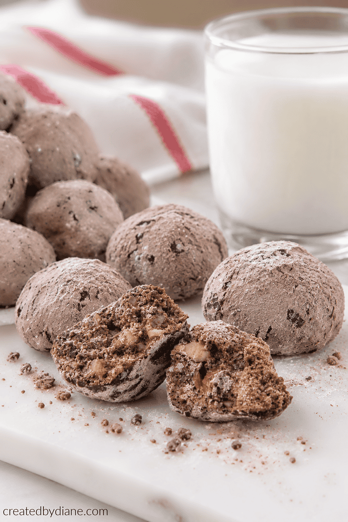 chocolate mexican wedding cookies