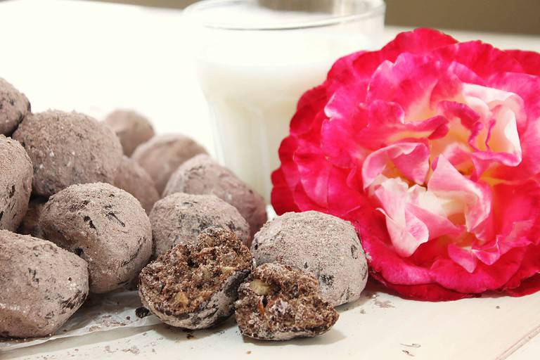Chocolate Almond “Wedding” Cookies